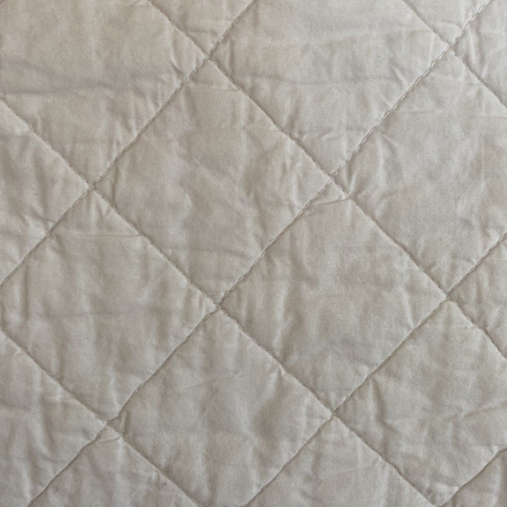 Coyuchi organic white quilted crib mattress pad organic cotton GOTS certified - Picture 10 of 12